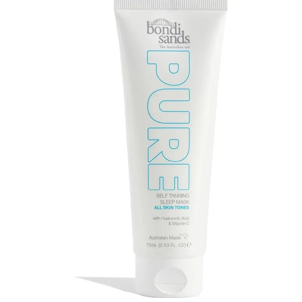 Bondi Sands PURE Self- Tanning Sleep Mask 75ml w/ Hyaluronic Acid & Vitamin B3
